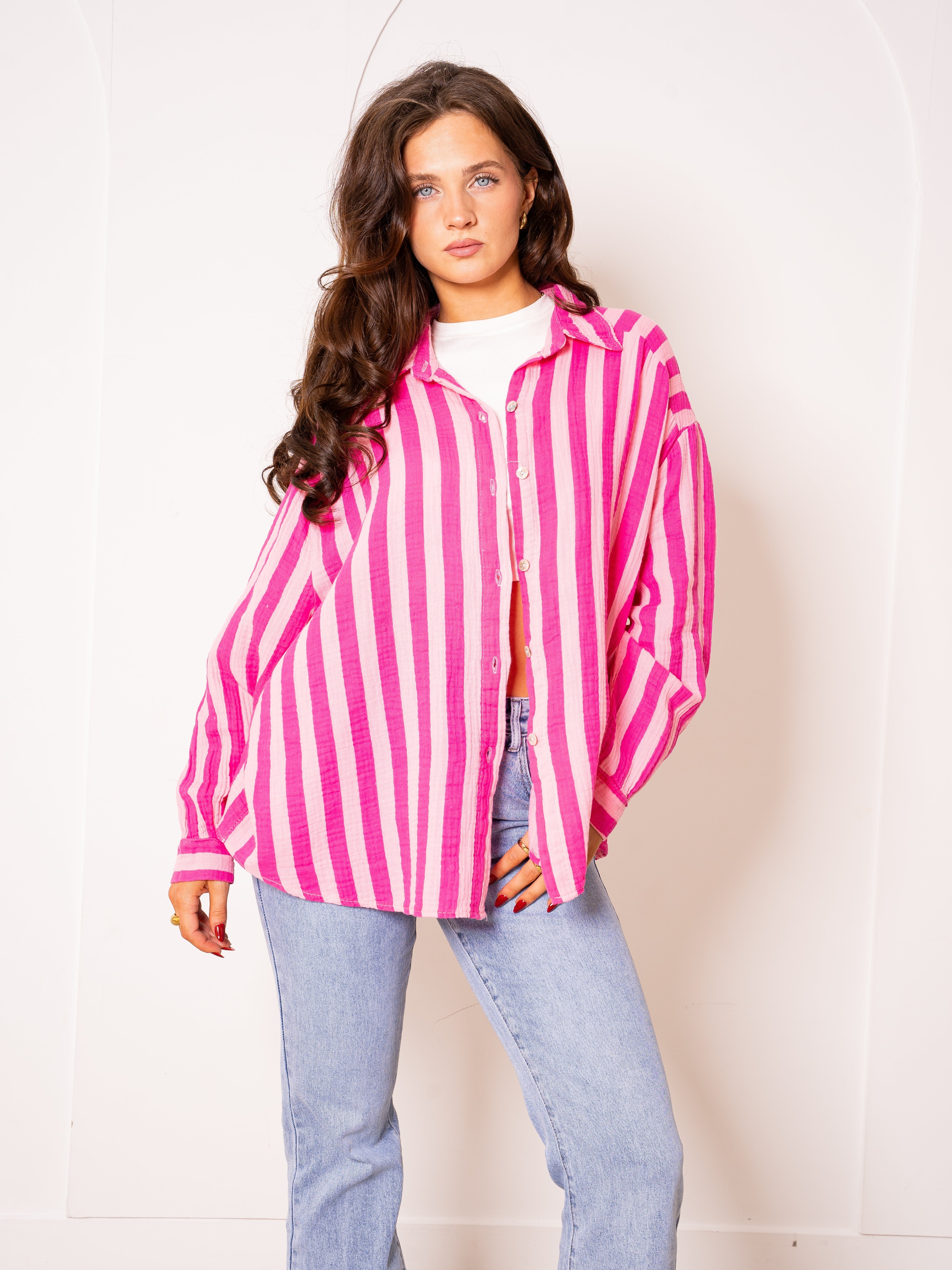 Liesl | Oversize Musselinbluse
