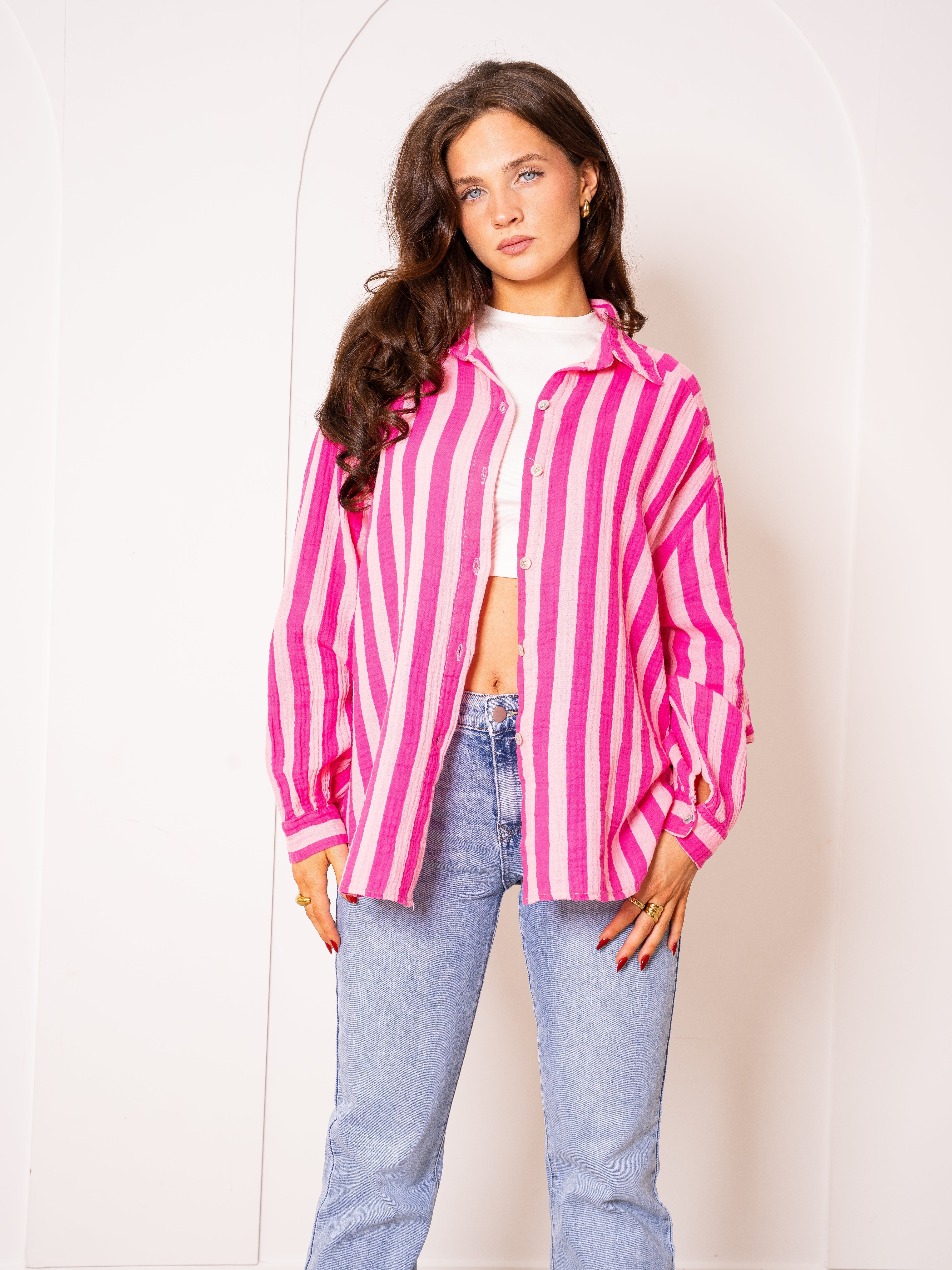 Liesl | Oversize Musselinbluse
