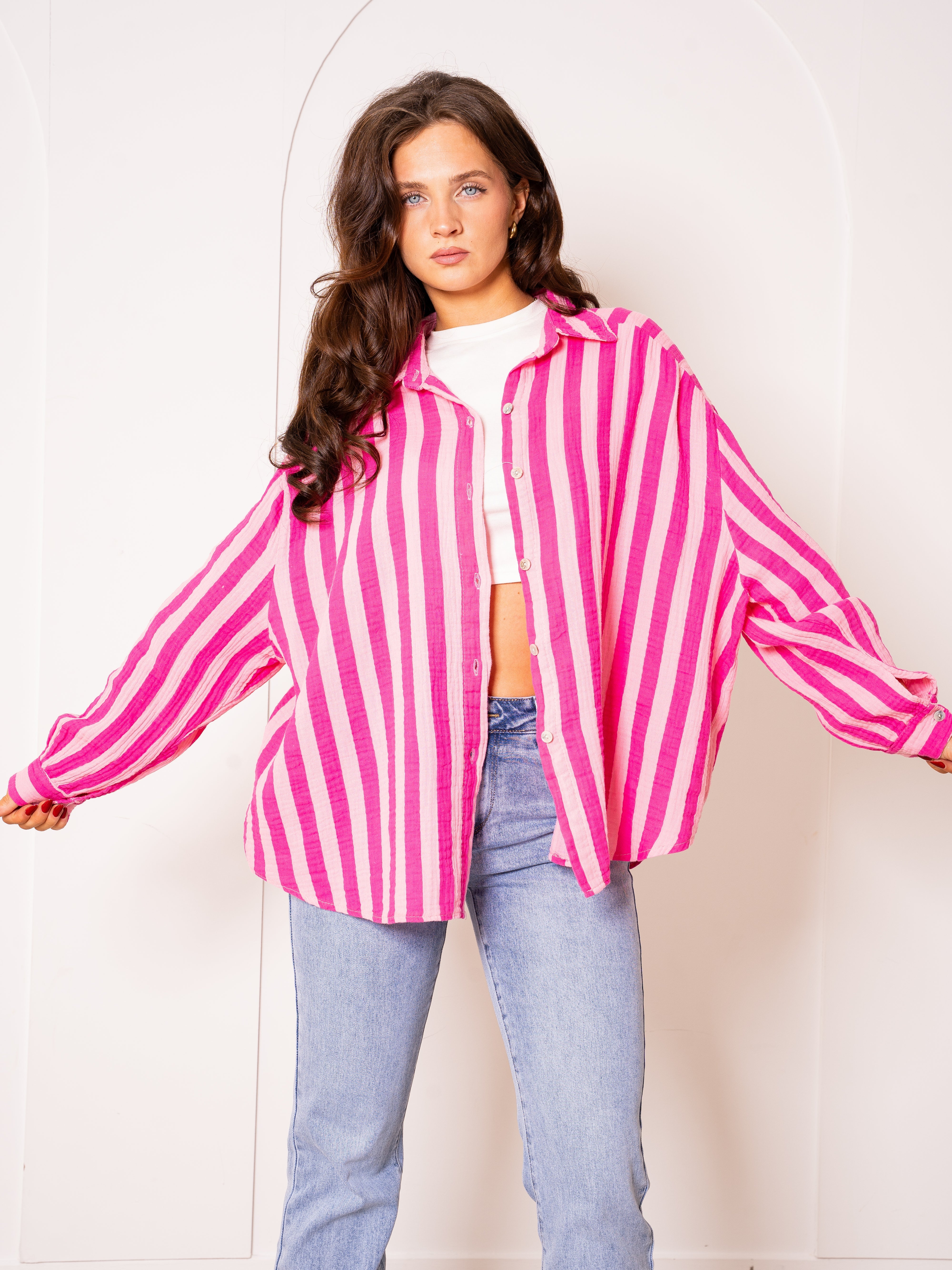 Liesl | Oversize Musselinbluse