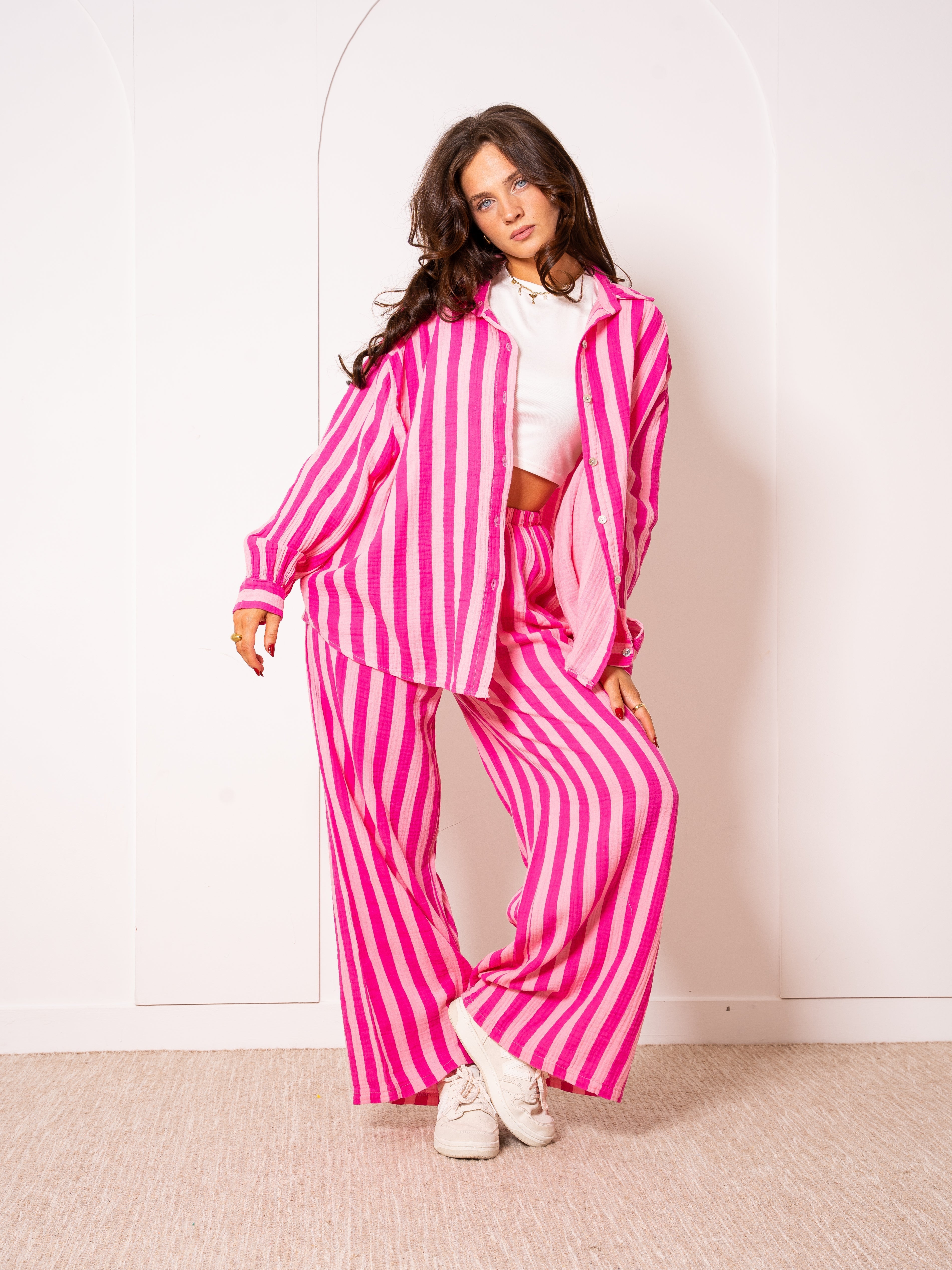 Liesl | Oversize Musselinbluse