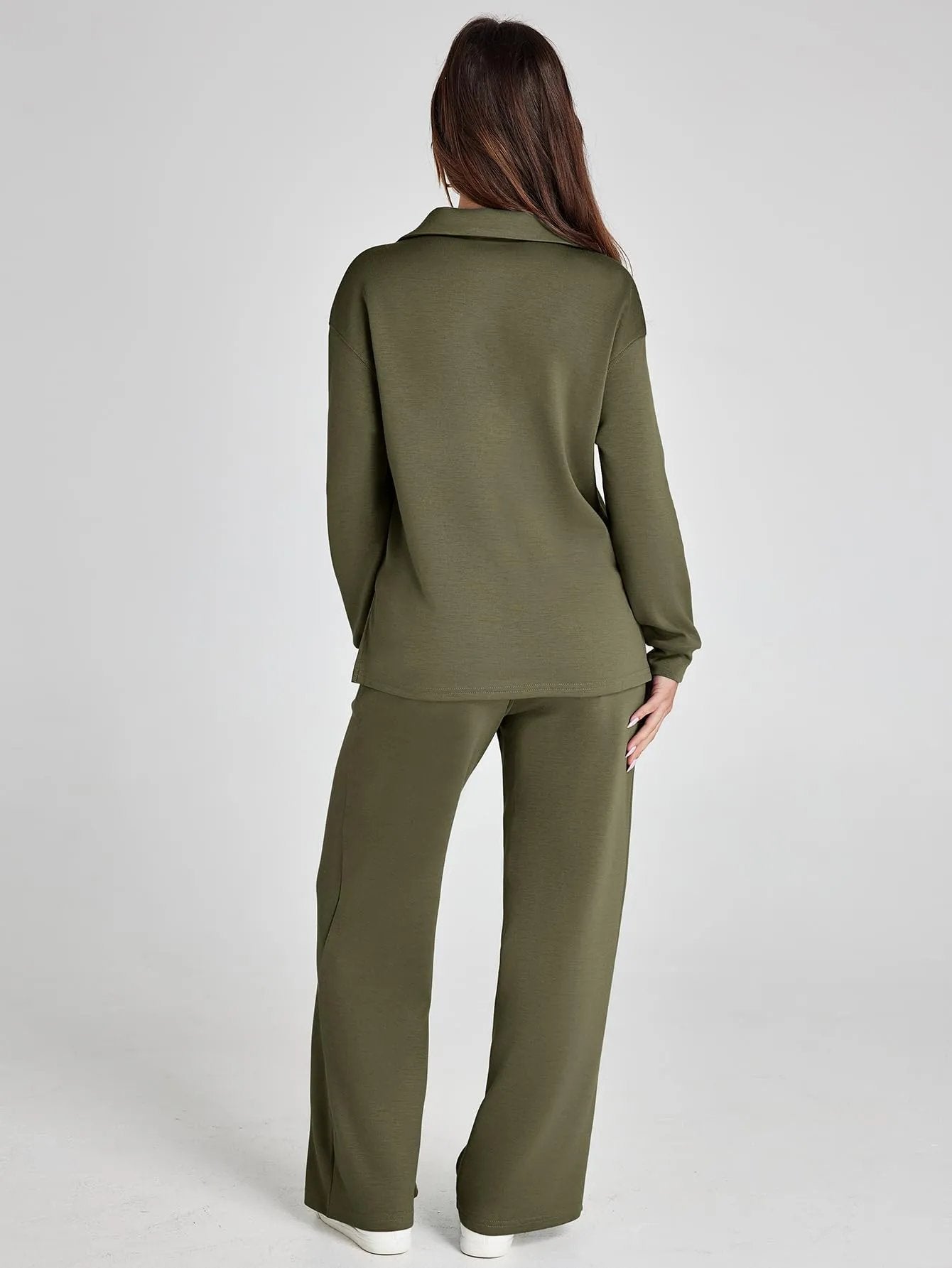 Damen Zweiteiler Set Langarm Hose Freizeit Outfit product image 8