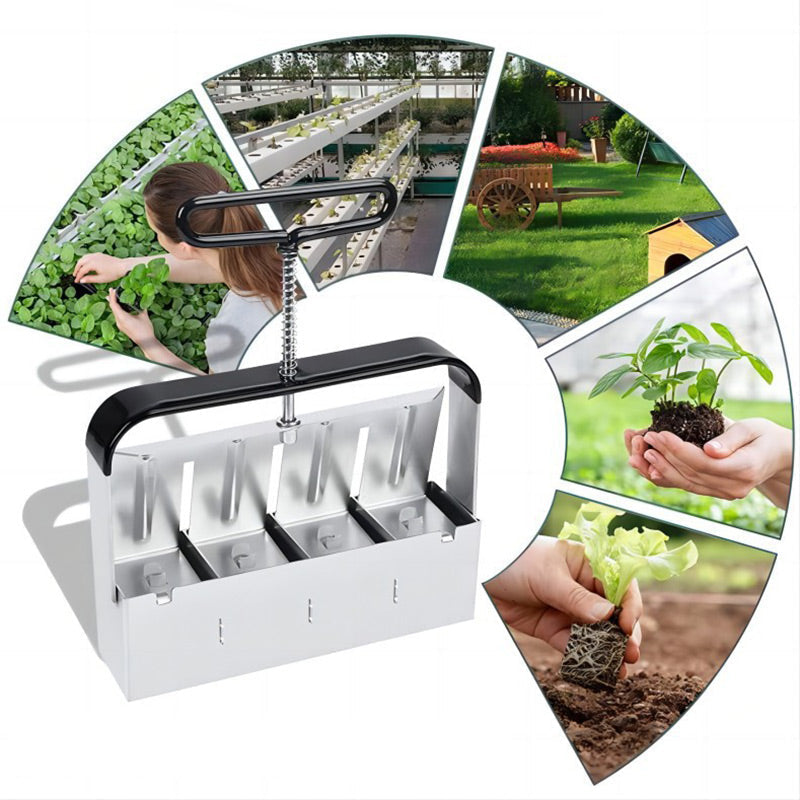 Erd-Blockpresse aus Edelstahl – Plastikfreie Anzucht leicht gemacht product image 1