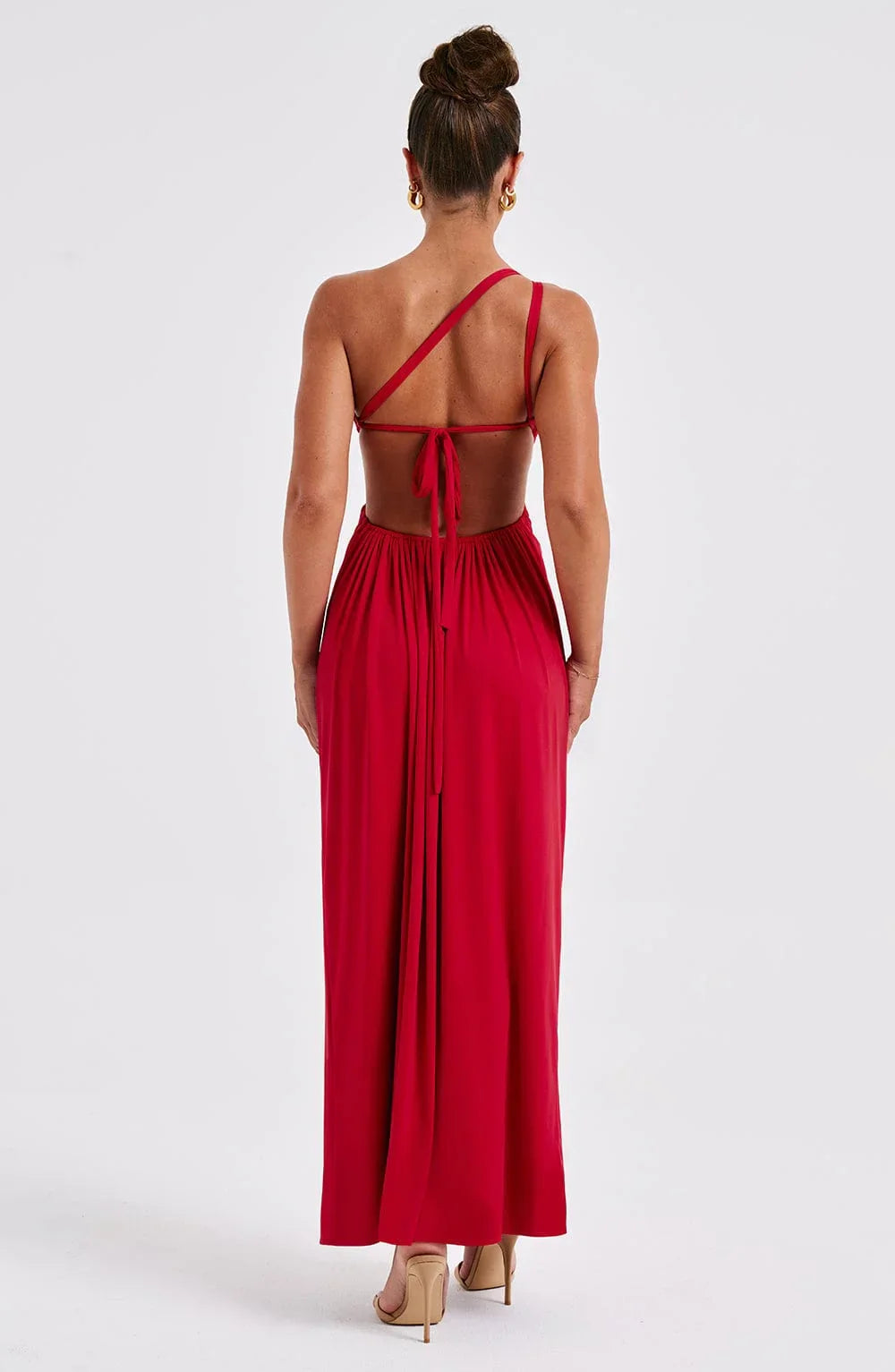 Fließendes elegantes Maxikleid mit entspannter Passform Für Frauen