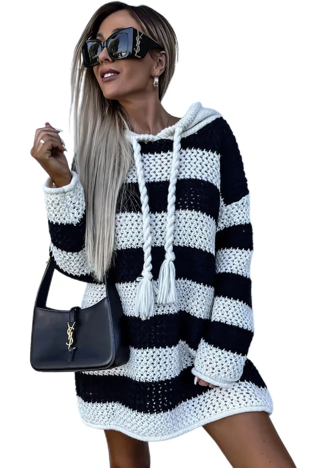 Gemütlicher Gerippter Pullover Für Frauen