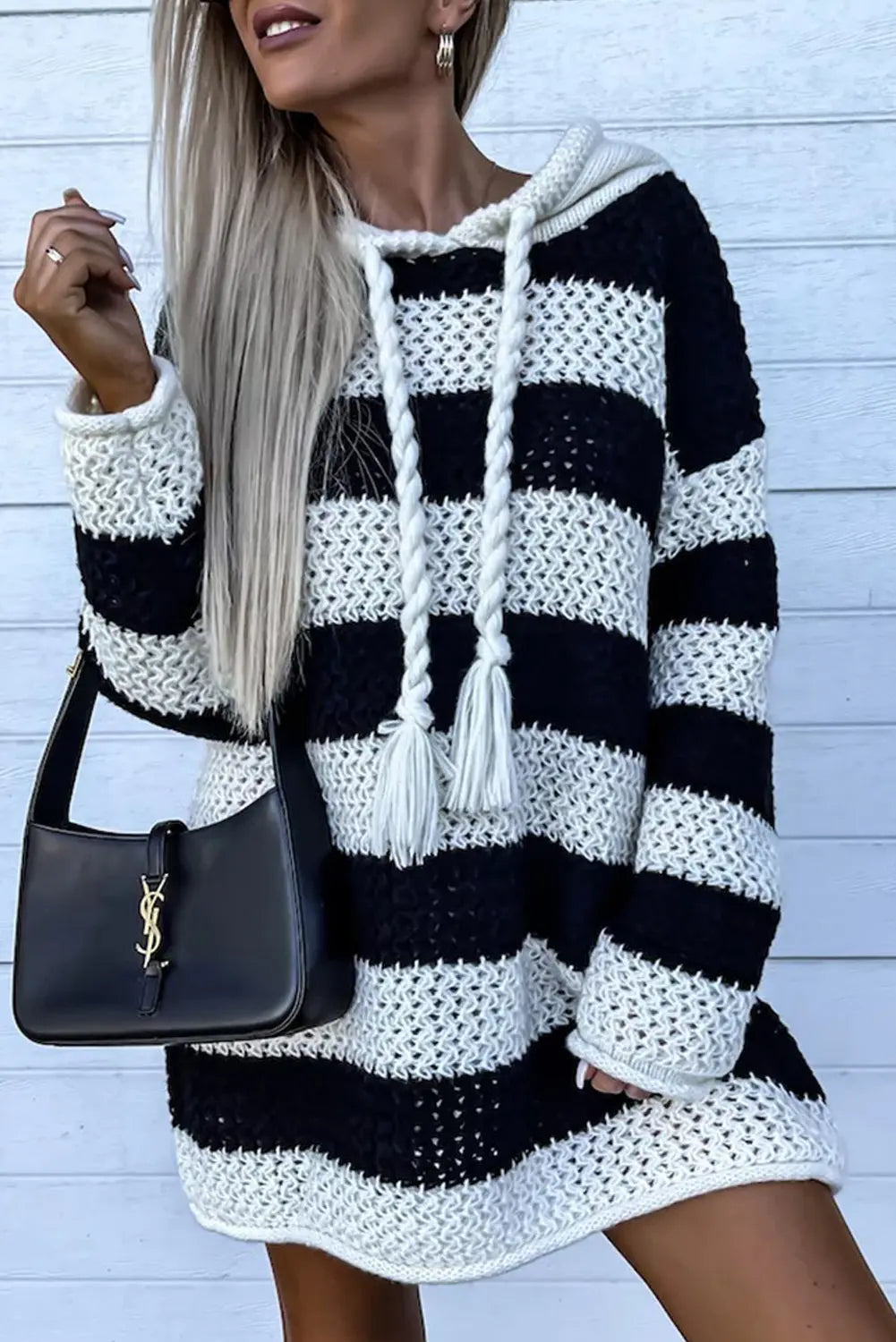 Gemütlicher Gerippter Pullover Für Frauen