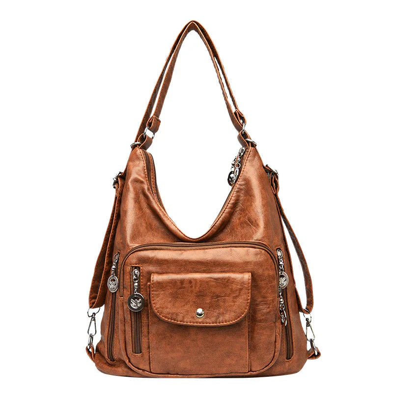 Chaia | Weiche Ledertasche mit großem Fassungsvermögen