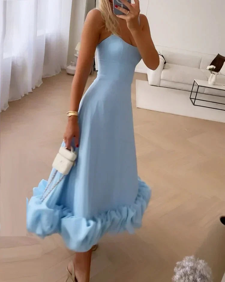 Schlichtes Kleid Mit Entspannter Passform Für Frauen