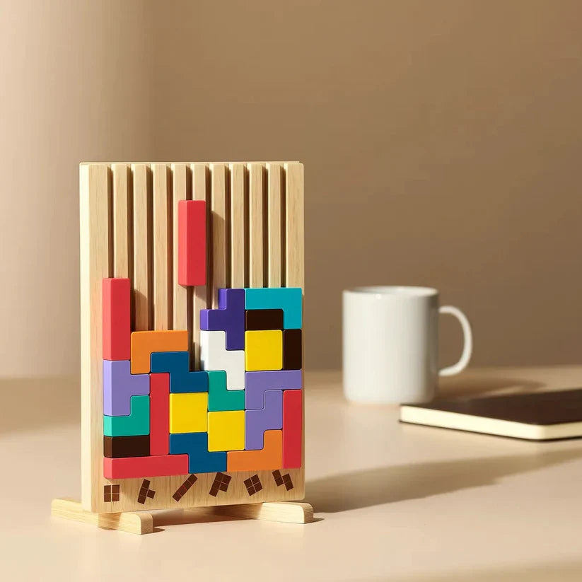 Holz-Tetris-Puzzlebrett – Der perfekte Brain-Break für Ihren Schreibtisch product image 5