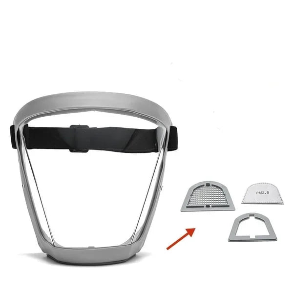 Gesichtsschutz Maske Transparent Für Arbeit Wiederverwendbar product image 9