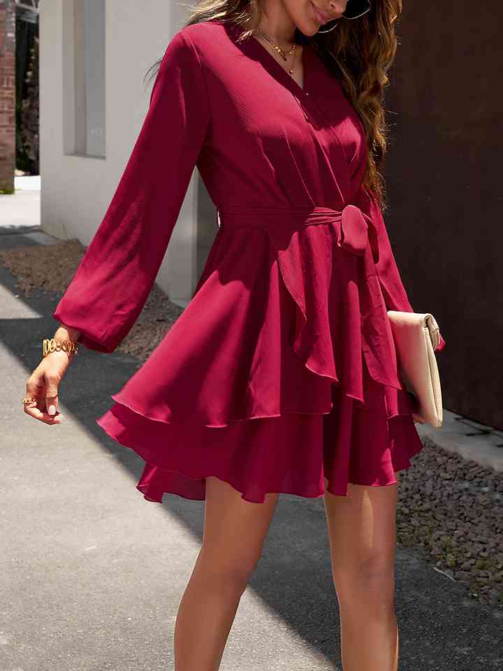 Giselda | Feminines Wickelkleid mit Volants
