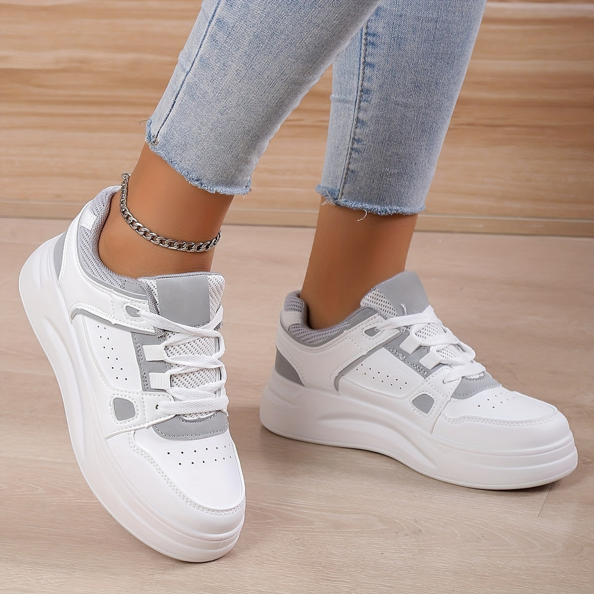 Lässige und Rutschfeste Sneaker Für Frauen