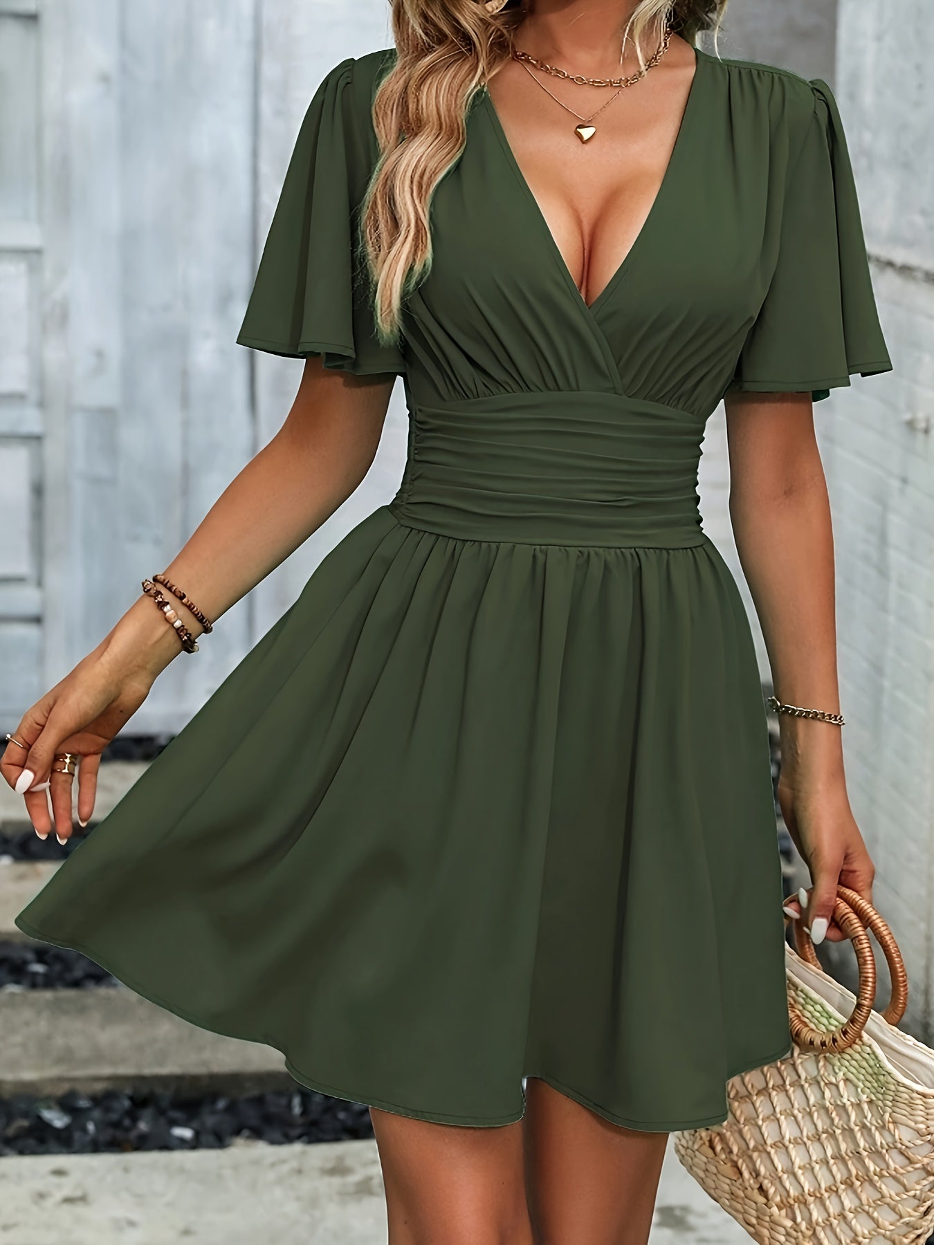 Winslet - Kleid mit geraffter Taille