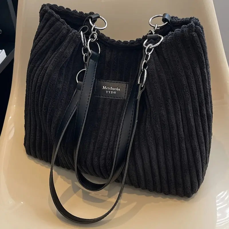 Lyssa | Tasche aus geripptem Samt