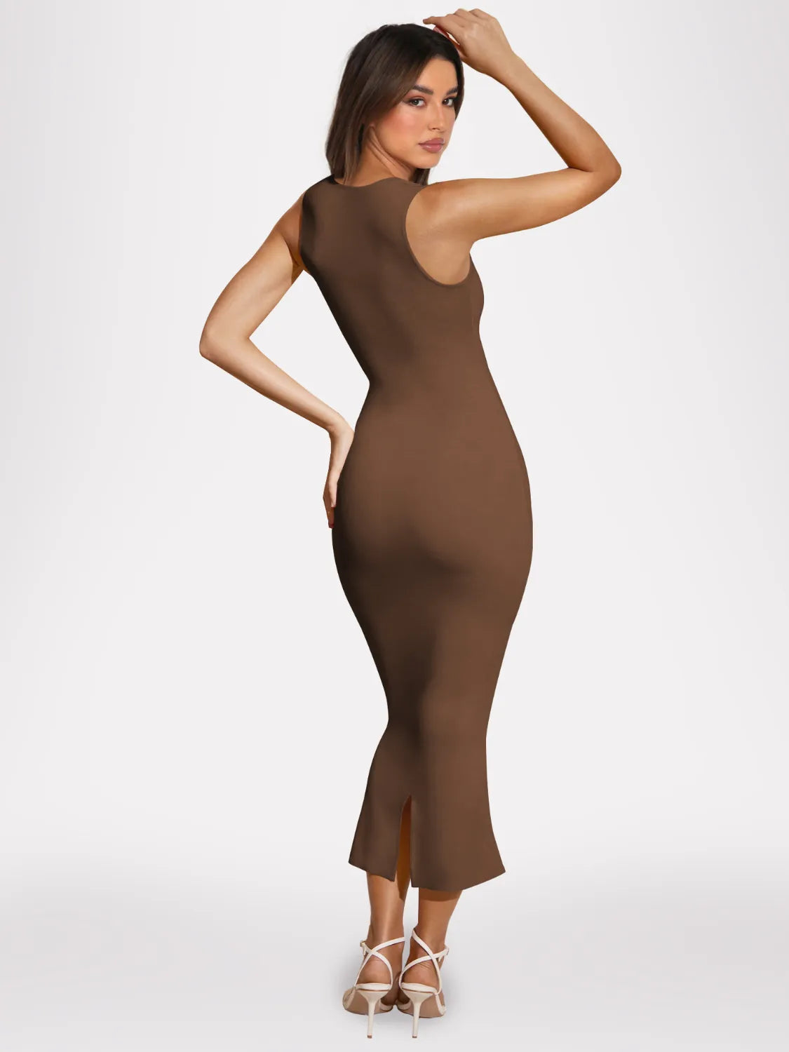 Gisette | Ärmelloses Maxikleid mit Rückenschlitz