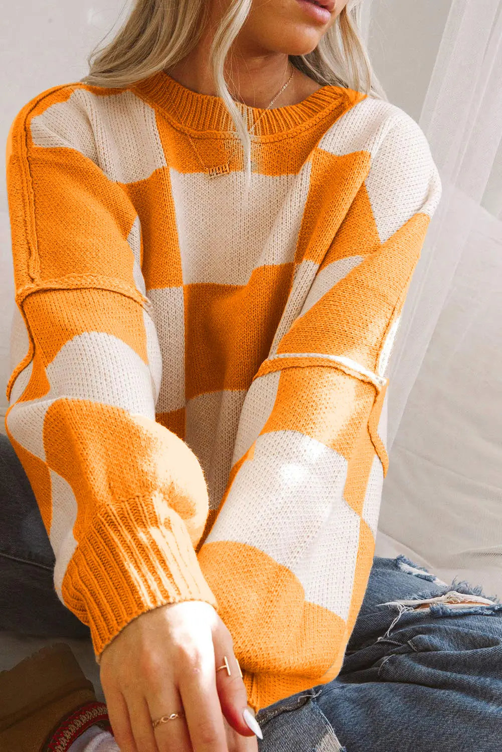 Luxuriöser Zopfmuster-Strickcardigan Für Frauen