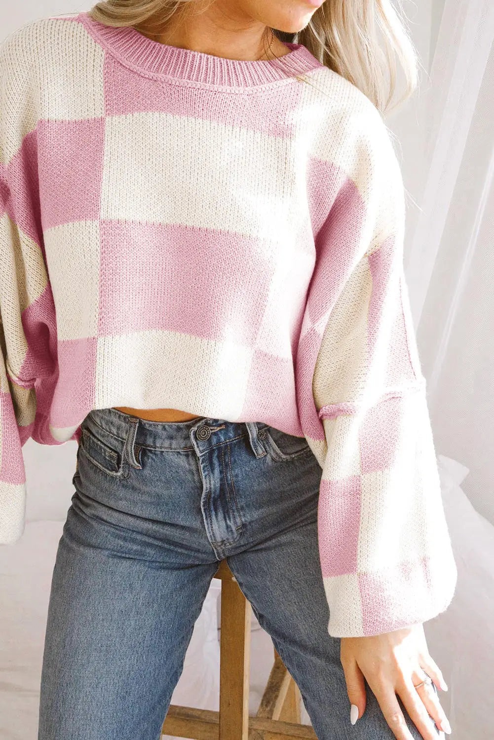 Luxuriöser Zopfmuster-Strickcardigan Für Frauen