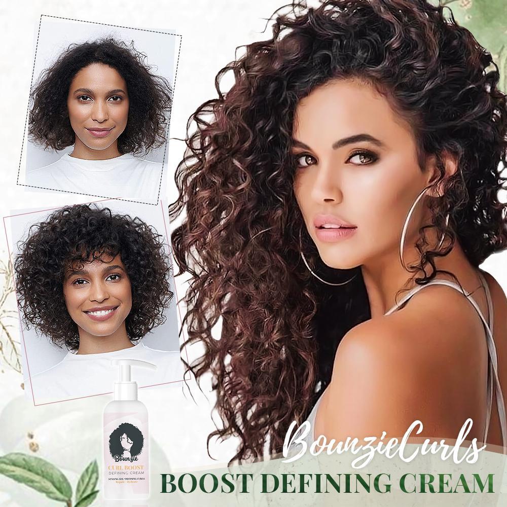 BouncyCurls™ – Verbessertes Volumen und geschmeidige Haarcreme für Locken [1 + 1 Gratis]