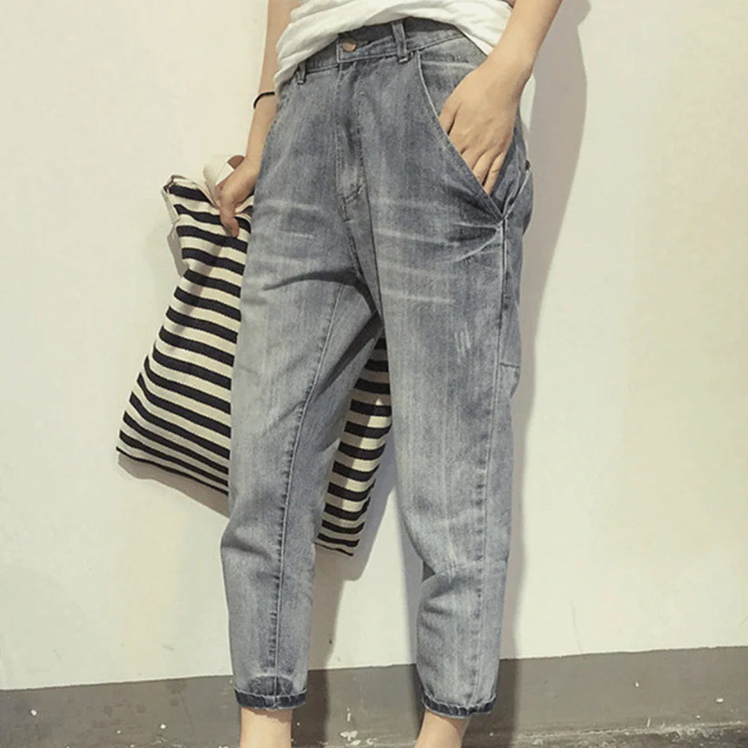 High-Waist-Jeans Für Frauen