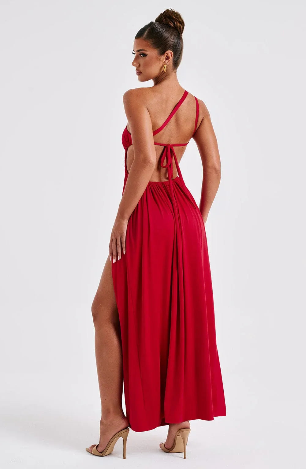 Fließendes elegantes Maxikleid mit entspannter Passform Für Frauen