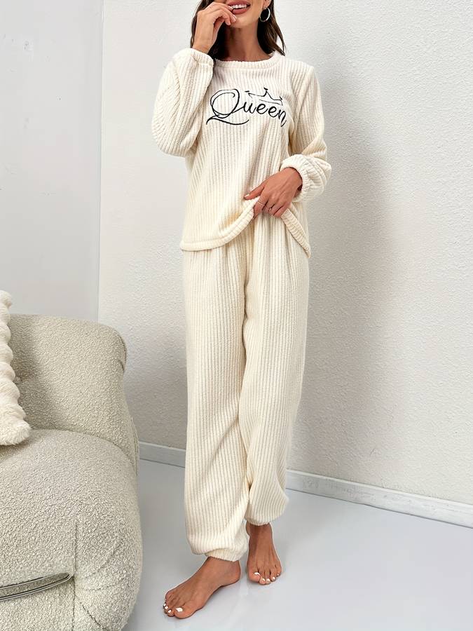 Bequemes und gemütliches Pyjama-Set für zu Hause Für Frauen