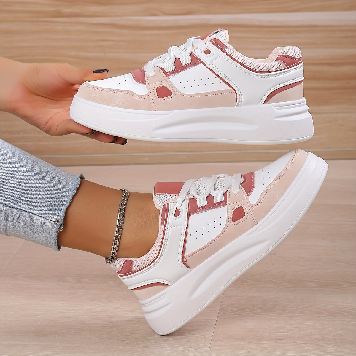 Lässige und Rutschfeste Sneaker Für Frauen
