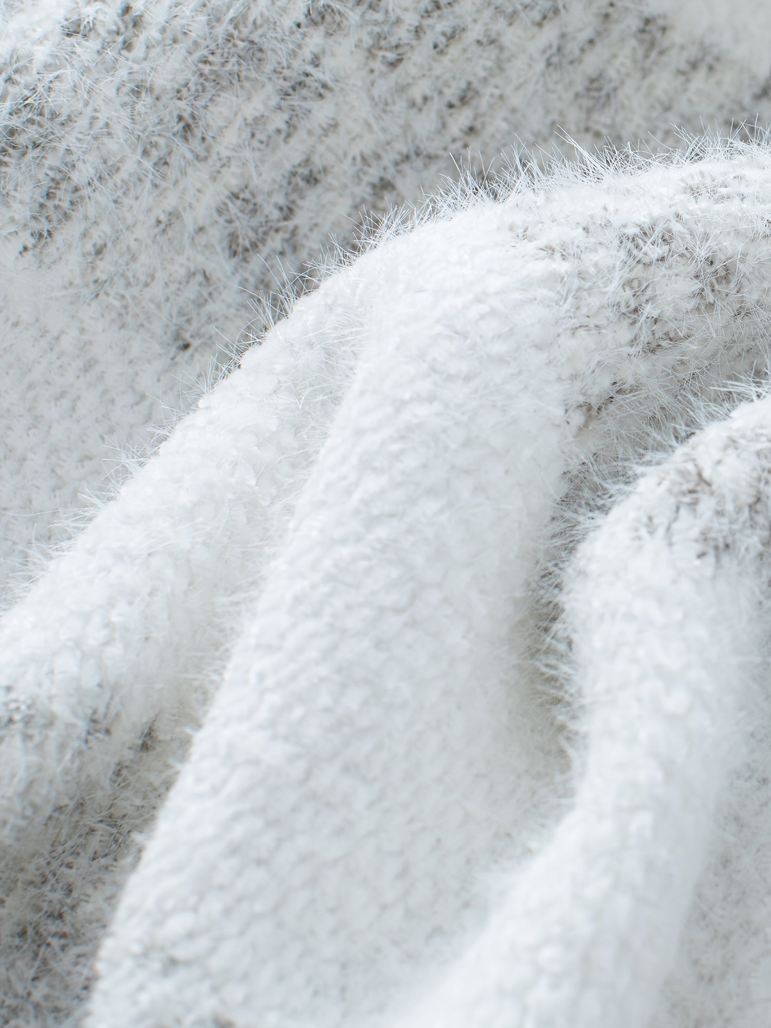 Warmer Gestreifter Rollkragen Strickpullover Für Frauen