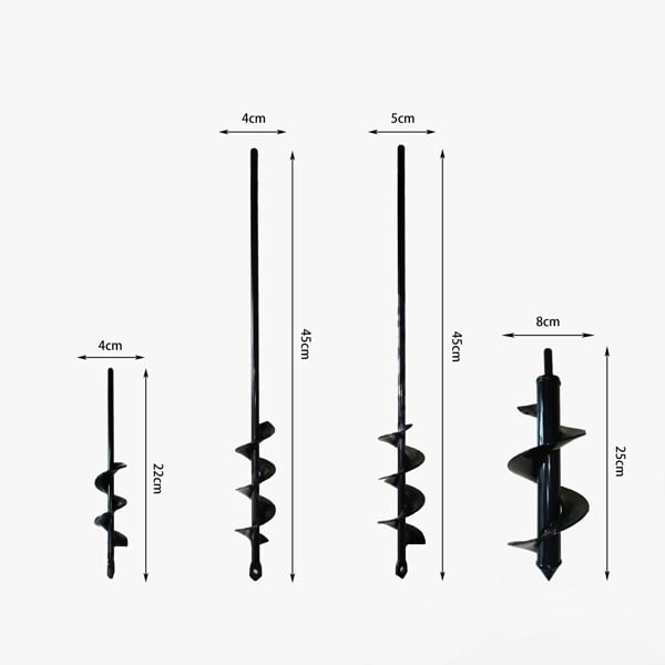 SpiralDrill™ – Hochbelastbarer Spiralschneckenbohrer für tiefe Pflanzungen mit Stabilität [50% Rabatt]