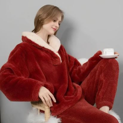 Gemütliches Pyjama-Set Für Ultimativen Komfort Und Entspannte Nächte Für Frauen
