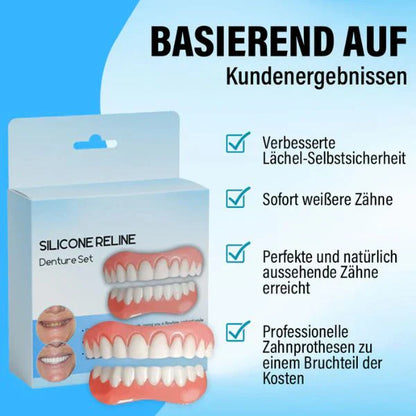 SmileReline™ – Individuell anpassbares Silikon-Prothesenreliningset [1 + 1 Gratis]