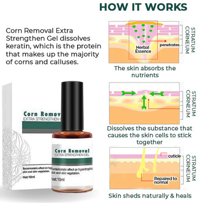 CleanFeet™ – Hühneraugen- und Hornhautentferner für besonders starke, schnelle Linderung [1 + 1 Gratis]