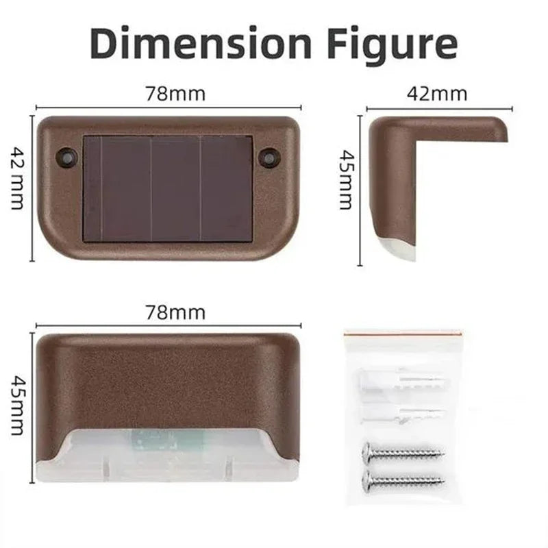 Solar-Stufenleuchte 8er-Set – Sicher unterwegs, schön beleuchtet product image 7