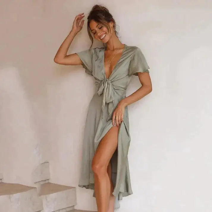 Müheloser Vintage-Chic Sommerkleid für Frauen