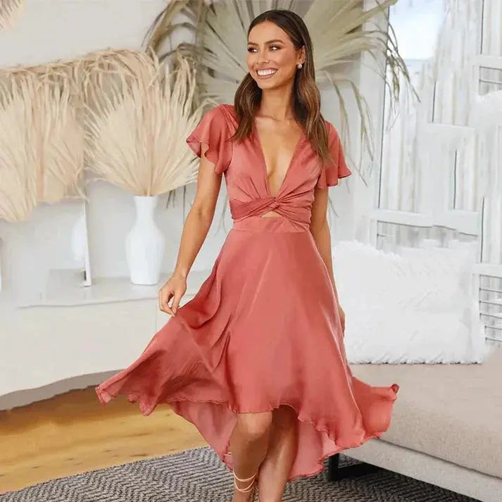 Müheloser Vintage-Chic Sommerkleid für Frauen