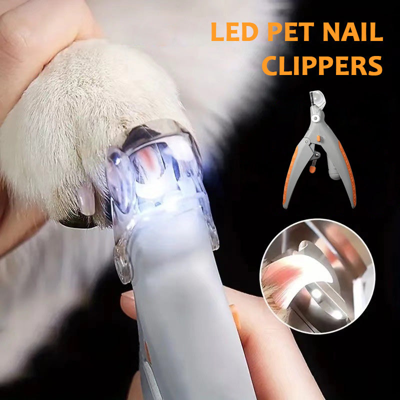 Tierkrallen-Schere mit LED-Licht – Auswechselbare Edelstahlklinge product image 2