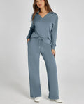 Damen Zweiteiler Set Langarm Hose Freizeit Outfit product image 1