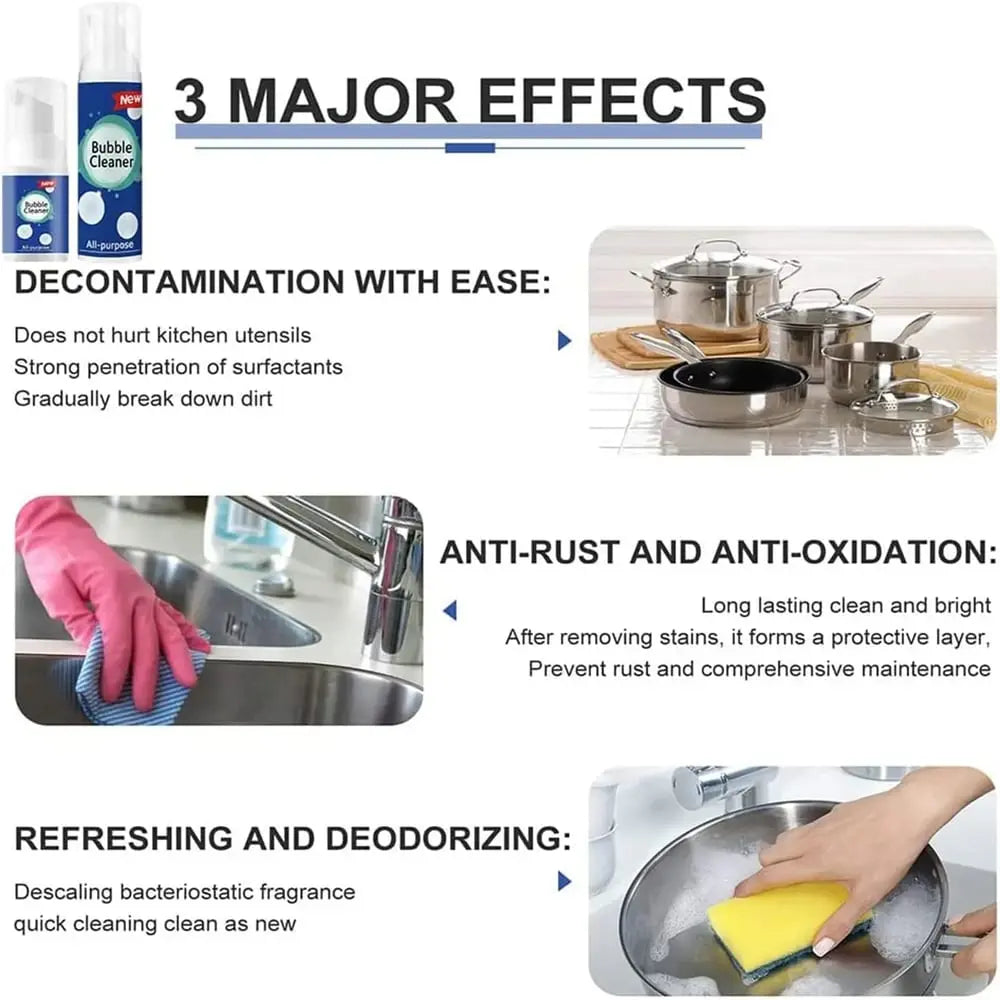 FoamCleaner™ – Fett mühelos entfernen für ein strahlendes Zuhause mit Glanz [1 + 1 Gratis]