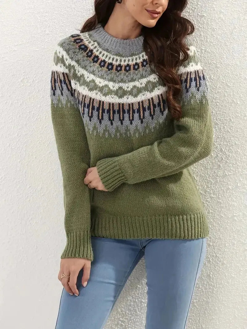 Gemütlicher Herbstpullover für Frauen