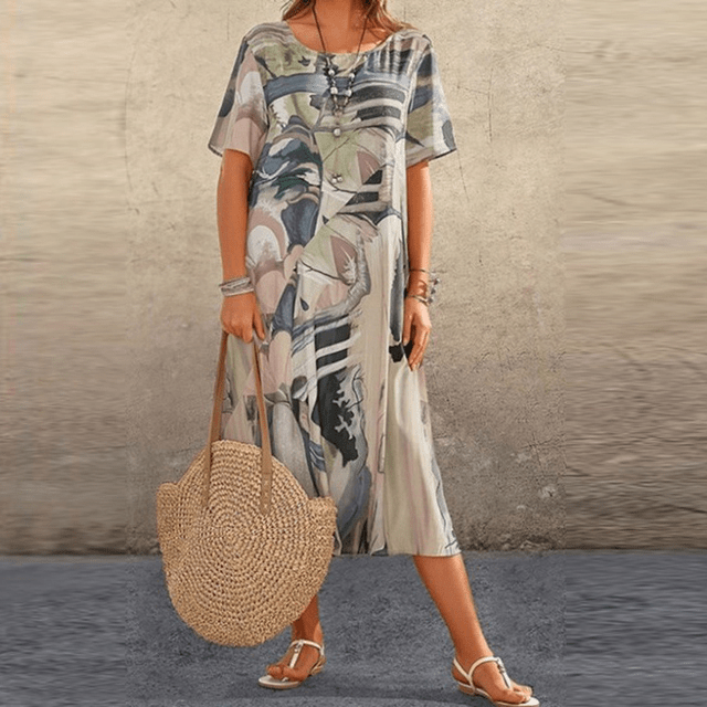 Elizabeth – Elegantes Kleid mit Blumenmuster