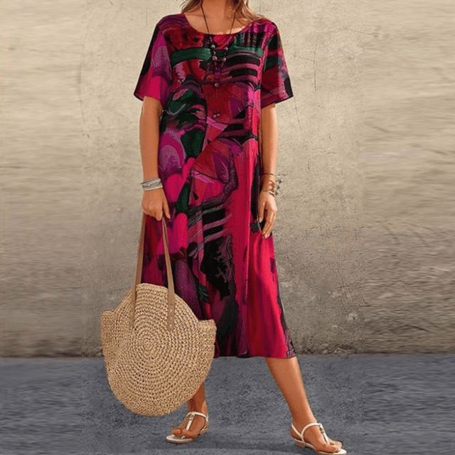 Elizabeth – Elegantes Kleid mit Blumenmuster