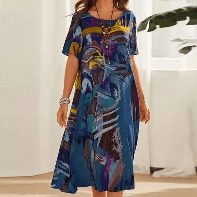 Elizabeth – Elegantes Kleid mit Blumenmuster