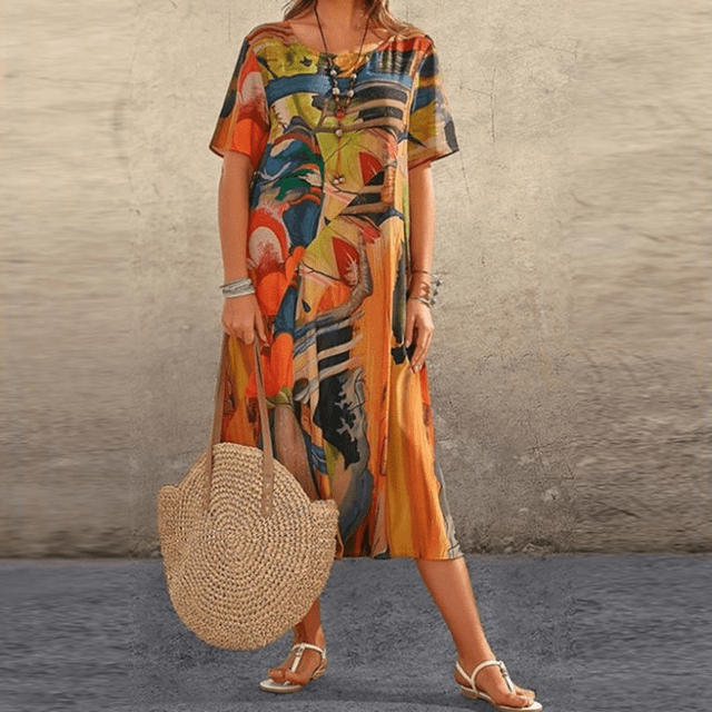Elizabeth – Elegantes Kleid mit Blumenmuster