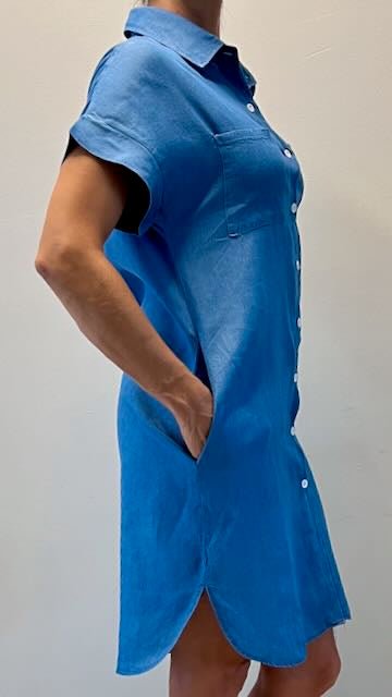Adaluna | Lässiges Denim-Kleid