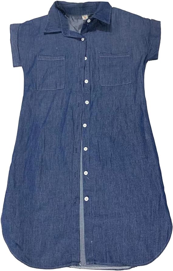 Adaluna | Lässiges Denim-Kleid