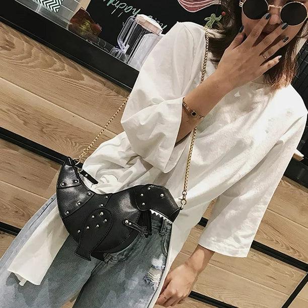 Einzigartige T-Rex Mini-Tasche mit Verspieltem Touch für Damen
