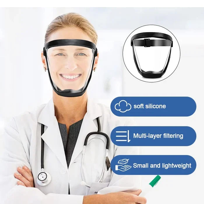 Gesichtsschutz Maske Transparent Für Arbeit Wiederverwendbar product image 6