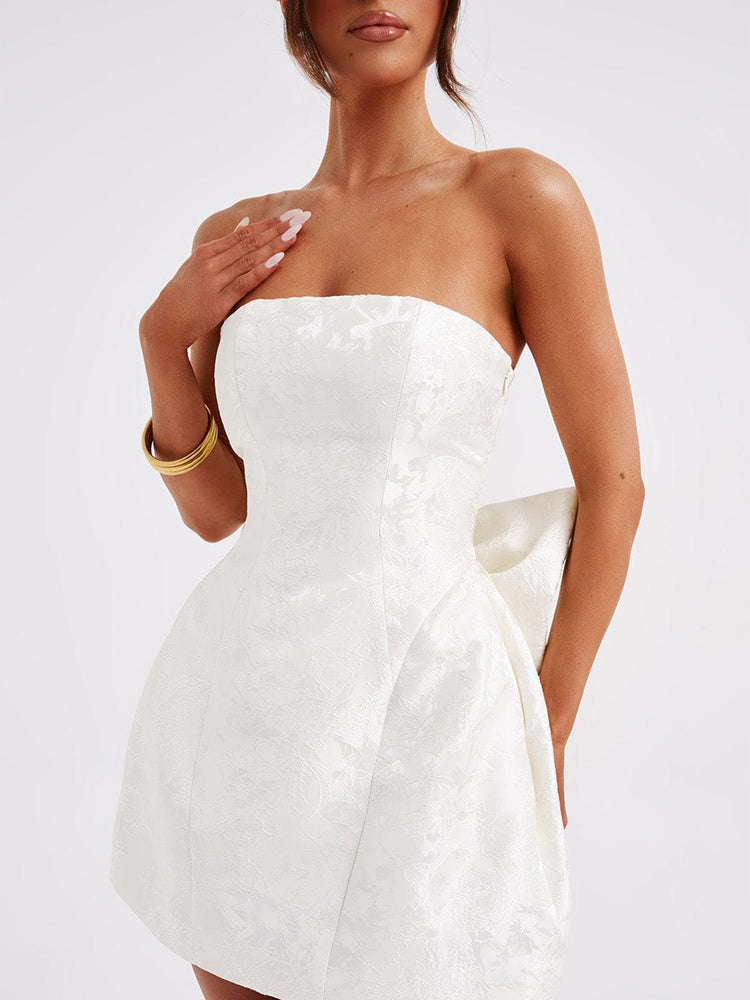 Fianna | Jacquard-Knoten-Minikleid