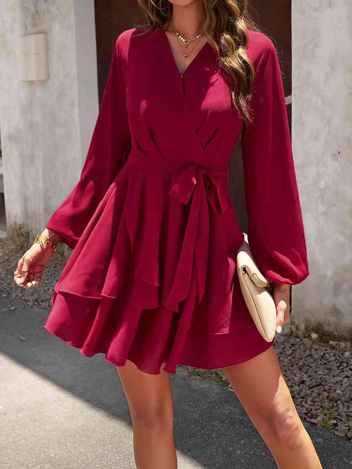 Giselda | Feminines Wickelkleid mit Volants