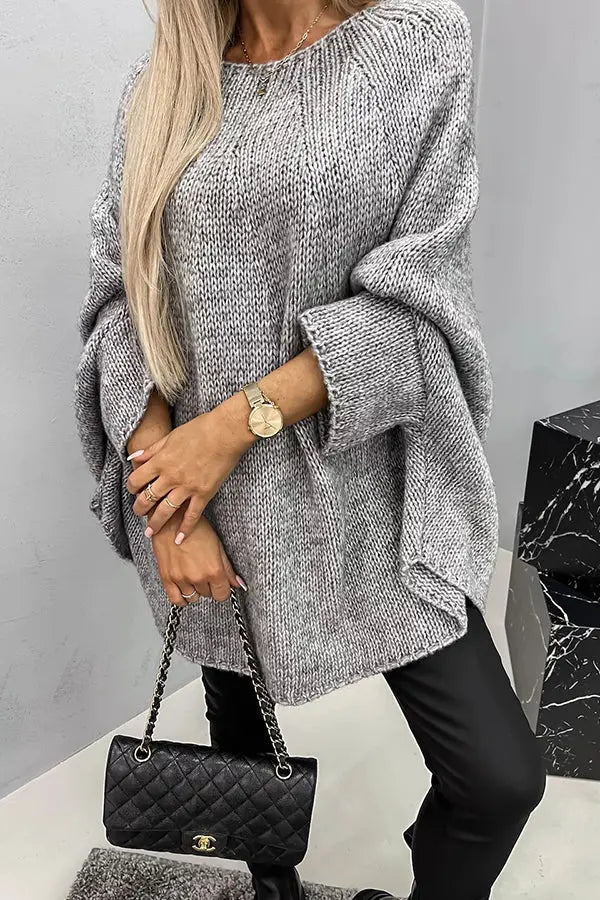 Gemütlicher Strickpullover mit zeitlosem Charme für Frauen