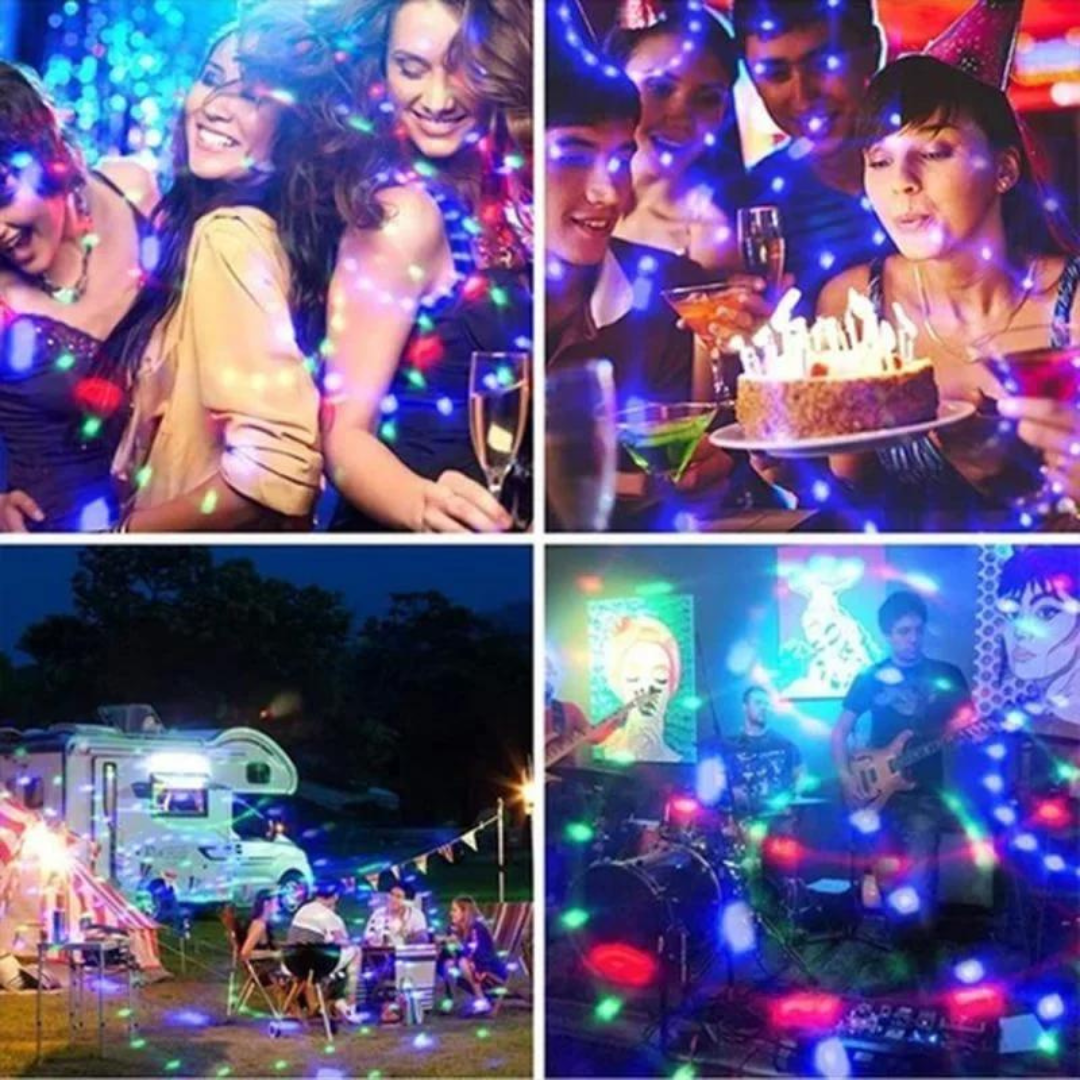 LumiBall™ – Bunte LED-Lichtkugel für Disco und Partyspaß mit Effekten [1 + 1 Gratis]