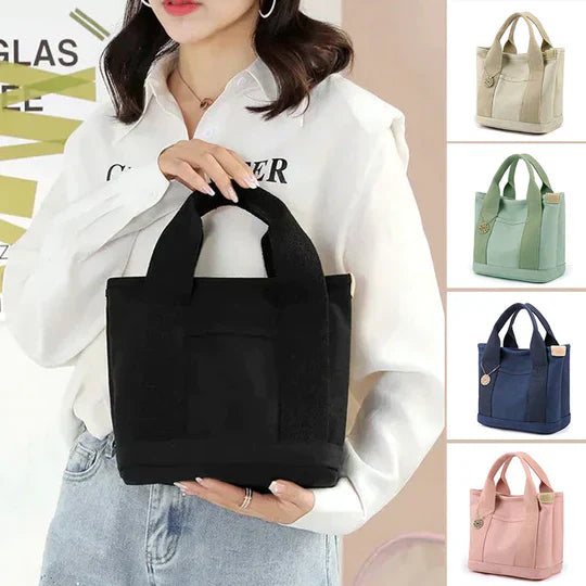 Neliah | Canvas-Handtasche mit großem Fassungsvermögen